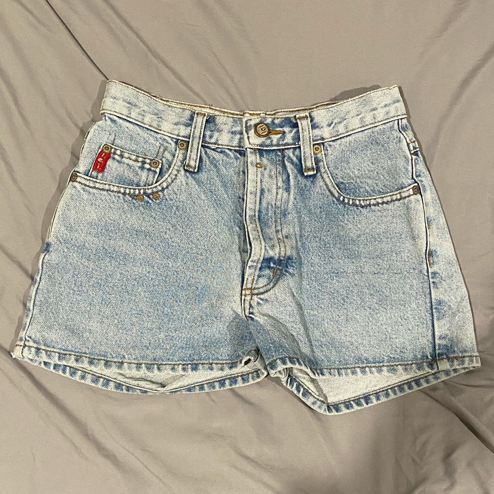 vintage lei denim shorts